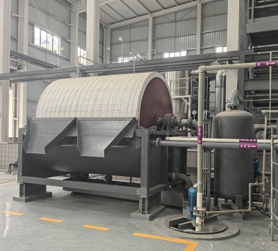 Diskussion über die Anwendung von Vakuumtrommelfiltern bei der Natriumfluoridproduktion.